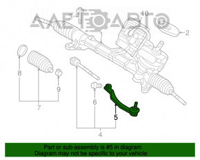 Cap de bara stânga Mini Cooper Clubman R55 07-14