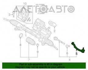 Cap de bara stânga Mini Cooper Countryman R60 12-16