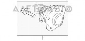 Rulment roata spate stanga Nissan Leaf 18-