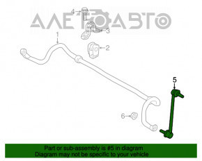 Bara de stabilizare față dreapta Nissan Leaf 18-