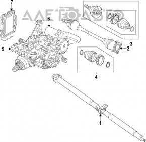 Differential Control Module Jeep Renegade 15-