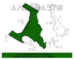 Aripa spate dreapta Nissan Leaf 18-