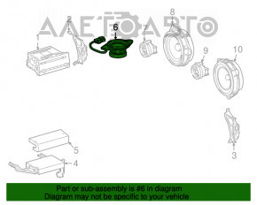 Динамик торпедный jbl Toyota Prius 20 04-09