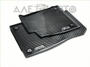 Set de covorașe pentru interiorul Audi A5 F5 17- 5D cauciuc negru