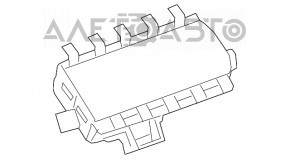 Airbag-ul de pasager din bordul Nissan Leaf 18-19