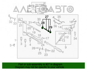 Bară de direcție stânga Mazda6 09-13 nouă, neoriginală CTR.