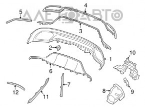 Capăt de evacuare dreapta Mercedes GLC 300/350e/43 16-19 crom, oval