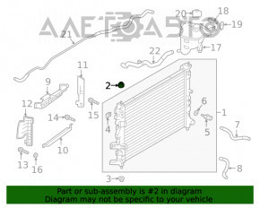 Suport radiator dreapta sus Infiniti QX50 19-