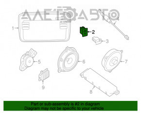 Hub USB, AUX Nissan Leaf 18-22