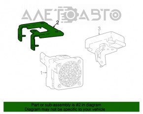 Suport de semnalizare de avertizare Nissan Leaf 18-22