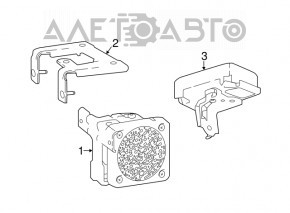 Suport de semnalizare de avertizare Nissan Leaf 18-22