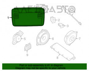 Magnetofon, radio, player Nissan Leaf 18-22