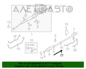 Рулевая тяга правая Subaru b10 Tribeca 08-14