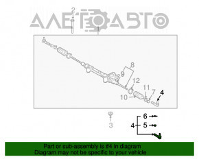 Capăt de direcție stânga pentru Lexus GX470 03-09