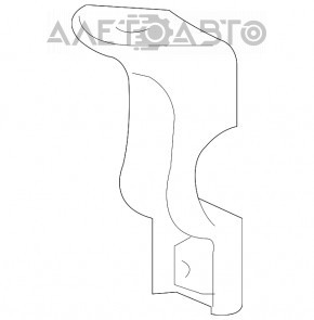 Suportul de fixare a stabilizatorului spate dreapta pentru Lexus RX400h 06-09 AWD, complet asamblat din 3 piese.