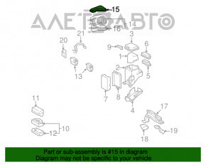 Capacul cutiei de siguranțe sub capotă pentru Lexus RX400h 06-08, mic.