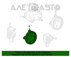 Senzor airbag usa stanga Mercedes GLC 16-22