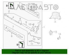 Capăt de direcție stânga Nissan Murano z50 03-08 nou neoriginal CTR