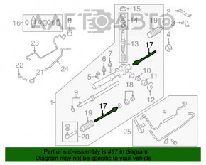 Bară de direcție dreapta pentru Subaru Outback 10-14, nou, neoriginal, CTR