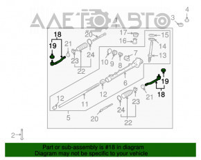 Bară de direcție cu capăt de tijă dreapta Nissan Versa 1.8 10-12