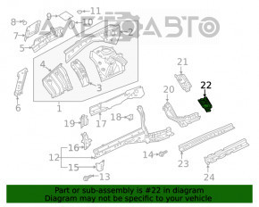 Suportul de suspensie frontal dreapta pentru Infiniti QX50 19-