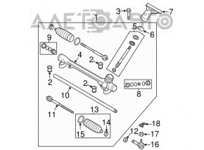 Рулевая тяга правая Mazda CX-5 13-16 OEM