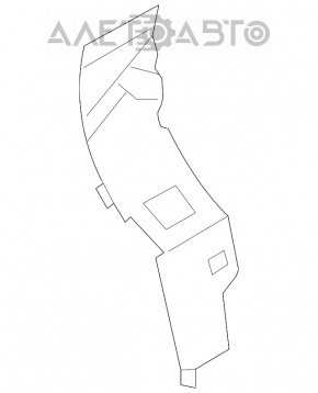 Protecția curelei de distribuție VW Passat b7 12-15 USA 2.0 TDI internă