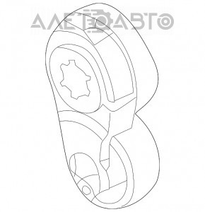 Roleta tensorului curelei de transmisie Infiniti QX50 19- 70k