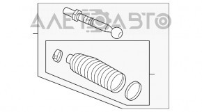 Рулевая тяга правая Volvo XC90 16-22 OEM