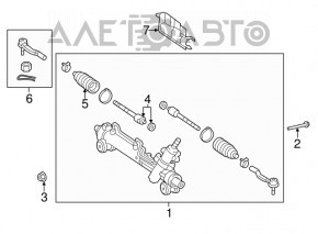 Рулевая тяга правая Toyota Avalon 05-12 новый OEM оригинал