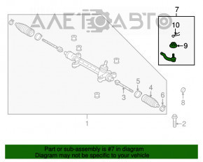 Capăt de bara de direcție dreapta Toyota Prius 2004-2009 nou aftermarket CTR