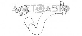 Tubul de răcire al chiuloasei pentru BMW F30 12-16 N20, nou, original OEM.