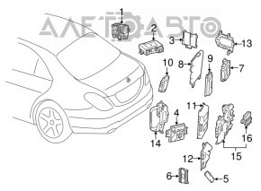 Controlul camerei Mercedes GLC 16-22