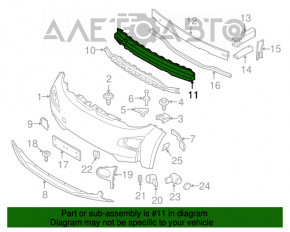 Absorbantul de bara fata pentru BMW i3 14-17, nou, original OEM