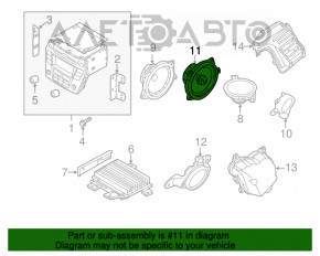 Динамик задний правый Hyundai Santa FE Sport 13-18 тип 2