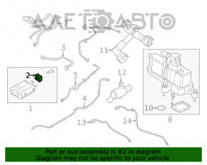 Фильтр топливного абсорбера Ford Escape MK4 20-22 1.5T, 2.0T с датчиком