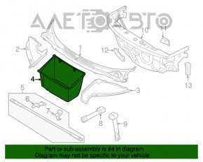 Cufărul din față al BMW i3 14-20, nou, original OEM