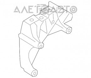 Кронштейн подушки двигателя правый VW Beetle 12-13 2.0T