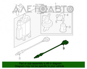 Лямбда-зонд второй VW Beetle 12-14 2.0T, 2.5