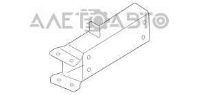 Colțul longeronului din față stânga BMW i3 14-20, nou, original OEM