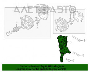 Corpul filtrului de ulei Audi A6 C7 16-18 restilizat