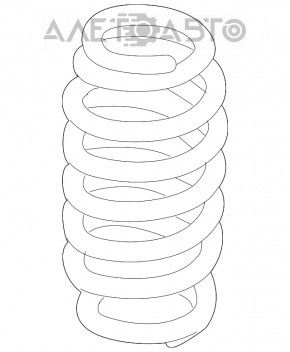 Arc spate dreapta VW Beetle 12-19, rigiditate albastră