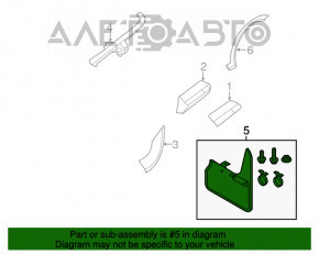 Bara de noroi spate dreapta VW Beetle 12-19