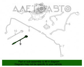 Sonda lambda pentru primul Audi A6 C7 16-18 restilizat.