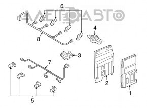 MODULUL DE CALCULATOR PENTRU ASISTENȚĂ LA PARCARE Audi A5 F5 17-