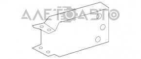 Grila amplificatorului de bara fata stanga Mercedes GLC 16-22 nou OEM original