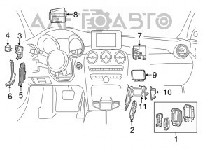 Modul de control al cutiei de viteze automate Mercedes GLC 16-22