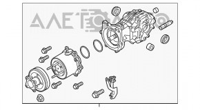 Задний дифференциал редуктор Infiniti JX35 QX60 13- 67к