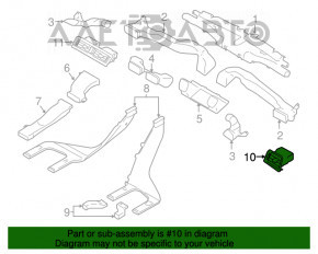 Conducta de aer pentru torpila stânga Subaru Legacy 15-19