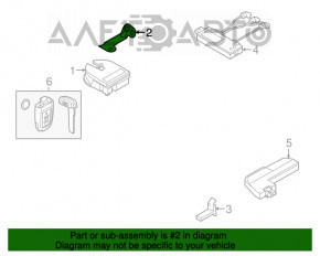 Кронштейн сирены Audi Q5 8R 09-17